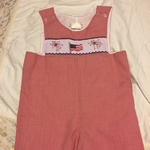 4T boys smocked outfit